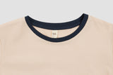 Layered frill T-shirt / Peach