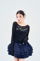 sheer logo TEE