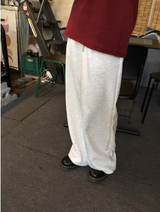 レンダー起毛スウェットワイドパンツ(3c)