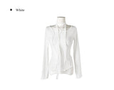 Conf Cut Ribbed Unbalanced Muffler Slim Fit T-shirt