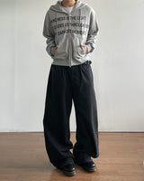 Fog Crop Hoodie Zip-UP