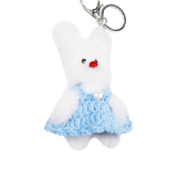FLUFFY WHITY KEYRING