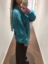 [MD Pick]Wool-Touch Brush V-Neck Knit (4 Colors)