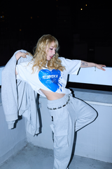 エウレカ・ハート・オーバーフィットTシャツ-ホワイト【玉置成実コラボ】