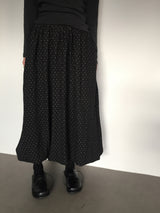 Wool Dot Balloon Skirt (2Colors)