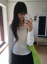 Chiro Layered Dot Long Sleeve Tee