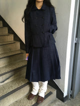 Collared button jacket