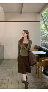 Olive Tree インナーツーピースロングスリーブTシャツ