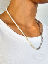 VENTIQUE Surgical Fake Pearl Half Necklace