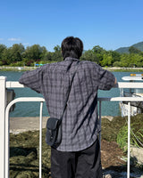 テンタショートスリーブチェックシャツ