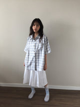 ブラッシュチェックシャツ  (3color)