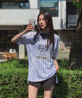 フットボールスポーティージャージー半袖Tシャツ