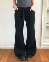 ヒエルローライズブーツカットバンドパンツ