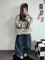 TWO PINTUCK RIVET BELT BALLOON LONG PANTS 🤎🖤💙3COLOR