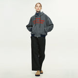 Legal Alien washed hoodie Jacket_Shadow Grey
