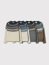 Feather round knit 4color