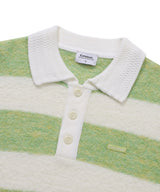 Bouclé Yarn Rugby Knit Apple Green