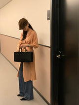 Lessder Organza ベルトドレス