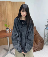 Lupe Track Pigment Zip-Up