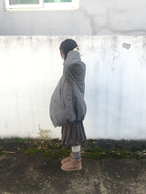 Urban volume round padded jacket