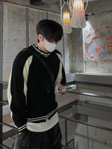 Nordi varsity knit zip-up 4C