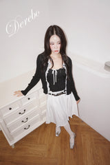 Lily Lace Sleeveless Cardigan Two-Piece Set