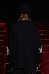 SNOW LOGO LSV T SHIRT / BLACK