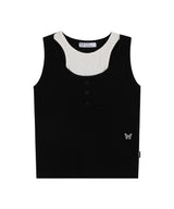 [NF] SNAPLINE SLEEVELESS_(BLACK)_F24QB364