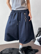 Value Keyring Circle Pintuck Bermuda Shorts 4 color