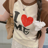 I Love Raglan Short-Sleeved T-Shirt