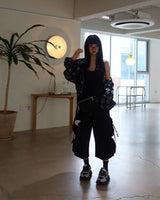 [UNISEX] スクエアヒップベルトミニバッグ