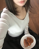[ORIGINAL]フェザーリブロングスリーブフーディー