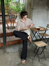 LMN Niel Natural Pintuck Linen Pants (3 colors)