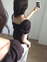 Ray Frill Blouse (2color)