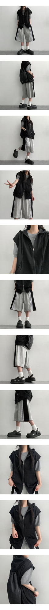 RAG サイドライン スウェット ショーツ
