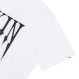 Smudging Skull Graphic T-shirt_White