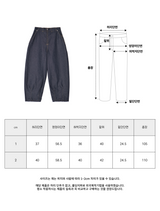 [Hand-Made "001"] Non-fade Wide Denim Pants [Flower series] -  STITCH