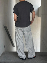 [4SEASON]サイドストラップタックスウェットパンツ(5color)