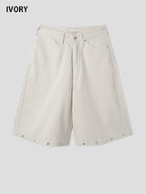 STUD BERMUDA PANTS (2C)