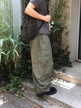 ユニセックスアメカジ カーゴバルーンパンツ4C