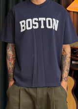 Cropped Boston Short-Sleeve T 4COLOR