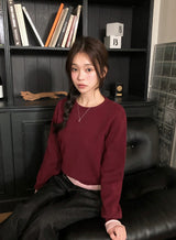 Peach Warm Border Round T-shirt (5color)