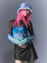 Beach Tribal Mesh T-Shirts