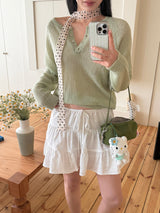 [MADE] Rules Button Henley Neck Knit