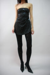 galaxy black tights