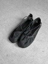 1204メッシュシースルーサマーフラットシューズ（1cm）
