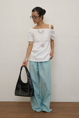 520 Off-Shoulder T-shirt (White)