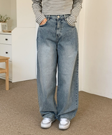 ワンピンタックヒップパンツ