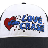 GC060 Love Crash 6 Panel Ball Cap (BLACK)