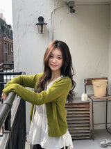 [SHOPPERMADE] Cozy Wool V-neck Knit Cardigan (7color)